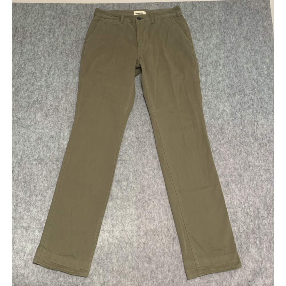 Taylor Stitch Democratic 100% ORGANIC COTTON Mercerized Pants Mens Size 31x34